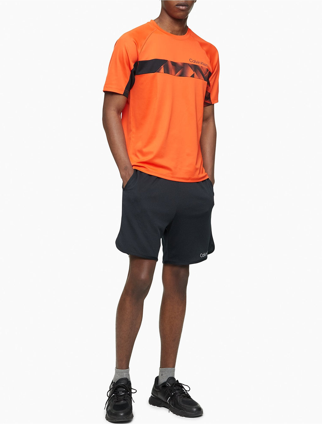 Calvin Klein Men T-Shirts Cherry Tomato- Oshoplin