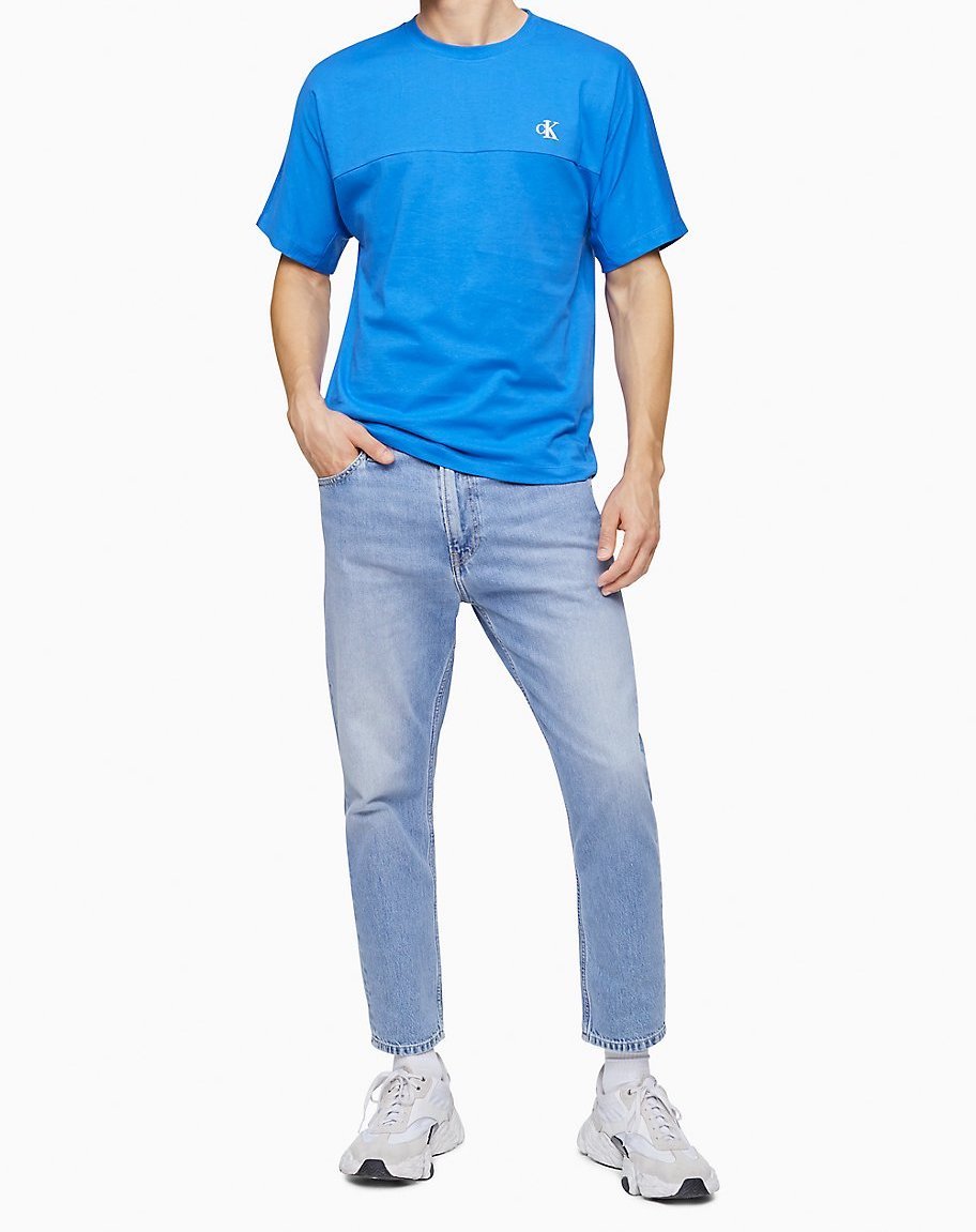 Calvin Klein Men T-Shirts Blue - Oshoplin