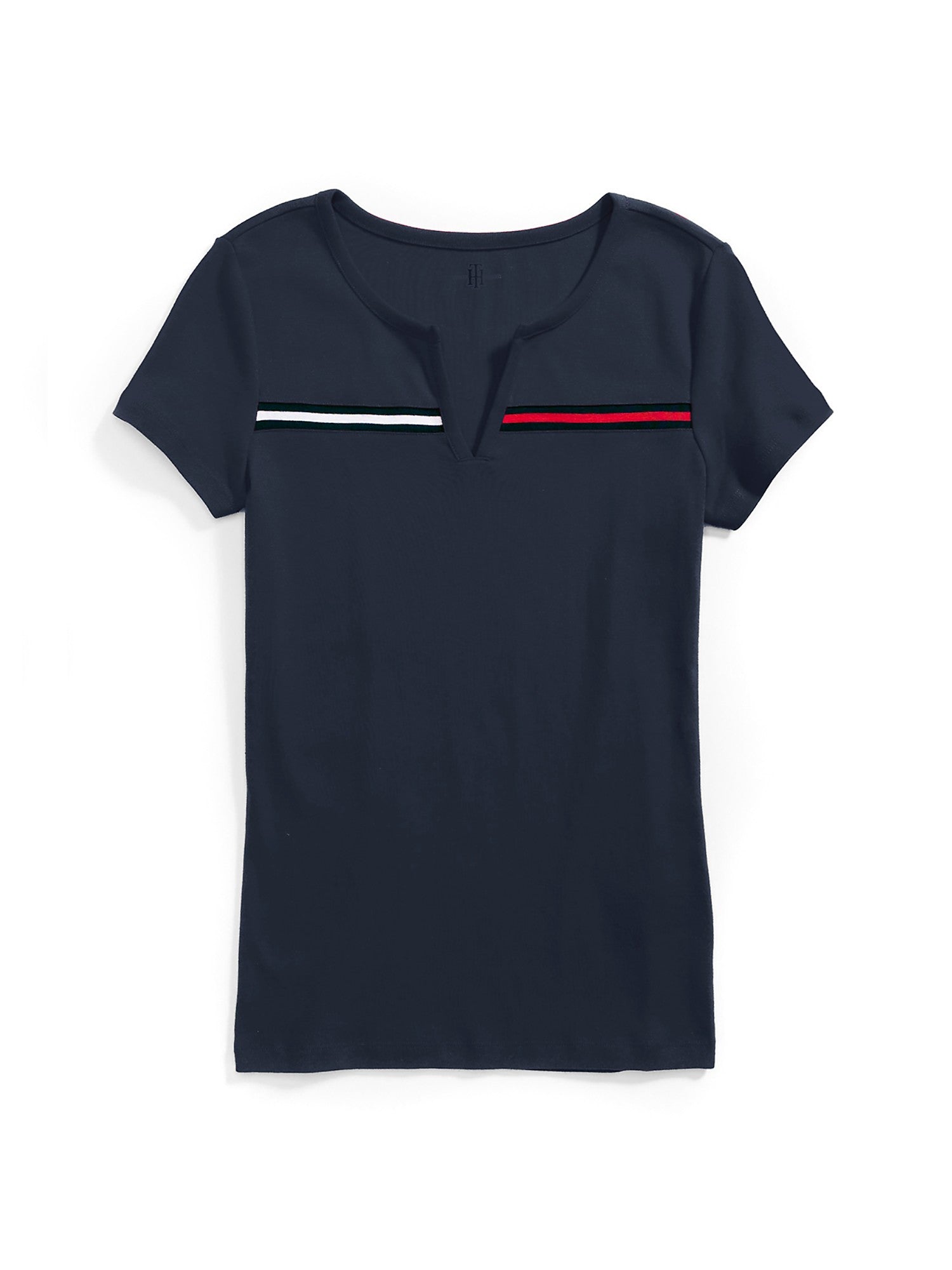 Tommy Hilfiger Essential Split-Neck T-Shirt - Women