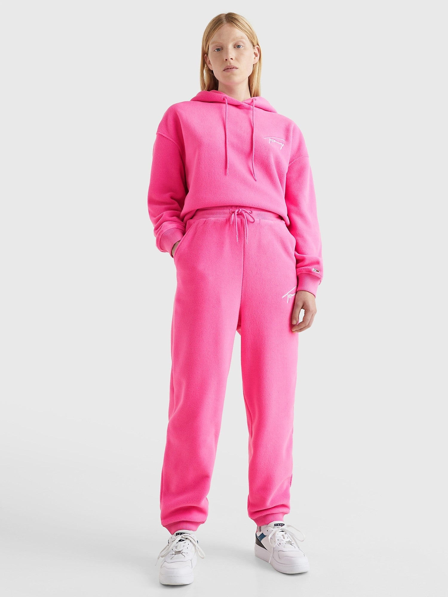 Tommy Hilfiger Women Pants Pink Armour- Oshoplin