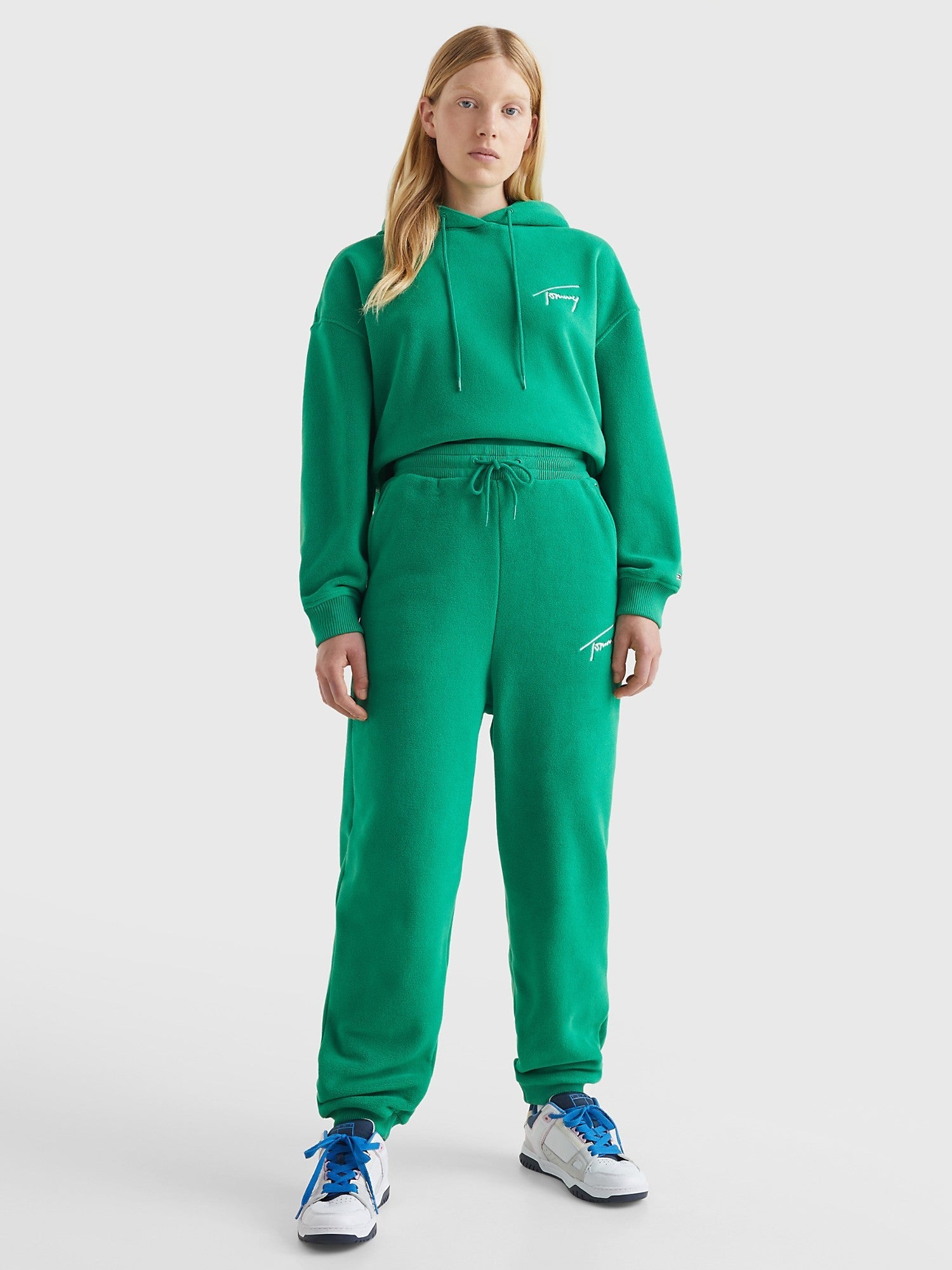 Tommy Hilfiger Women Pants Green Malachite- Oshoplin