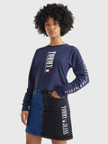 Tommy Hilfiger Women Hoodies + Sweatshirts Blue- Oshoplin