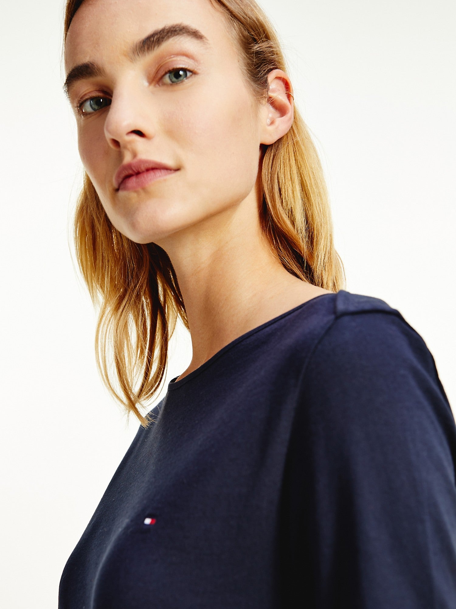 Tommy Hilfiger Organic Cotton Boatneck Top - Women
