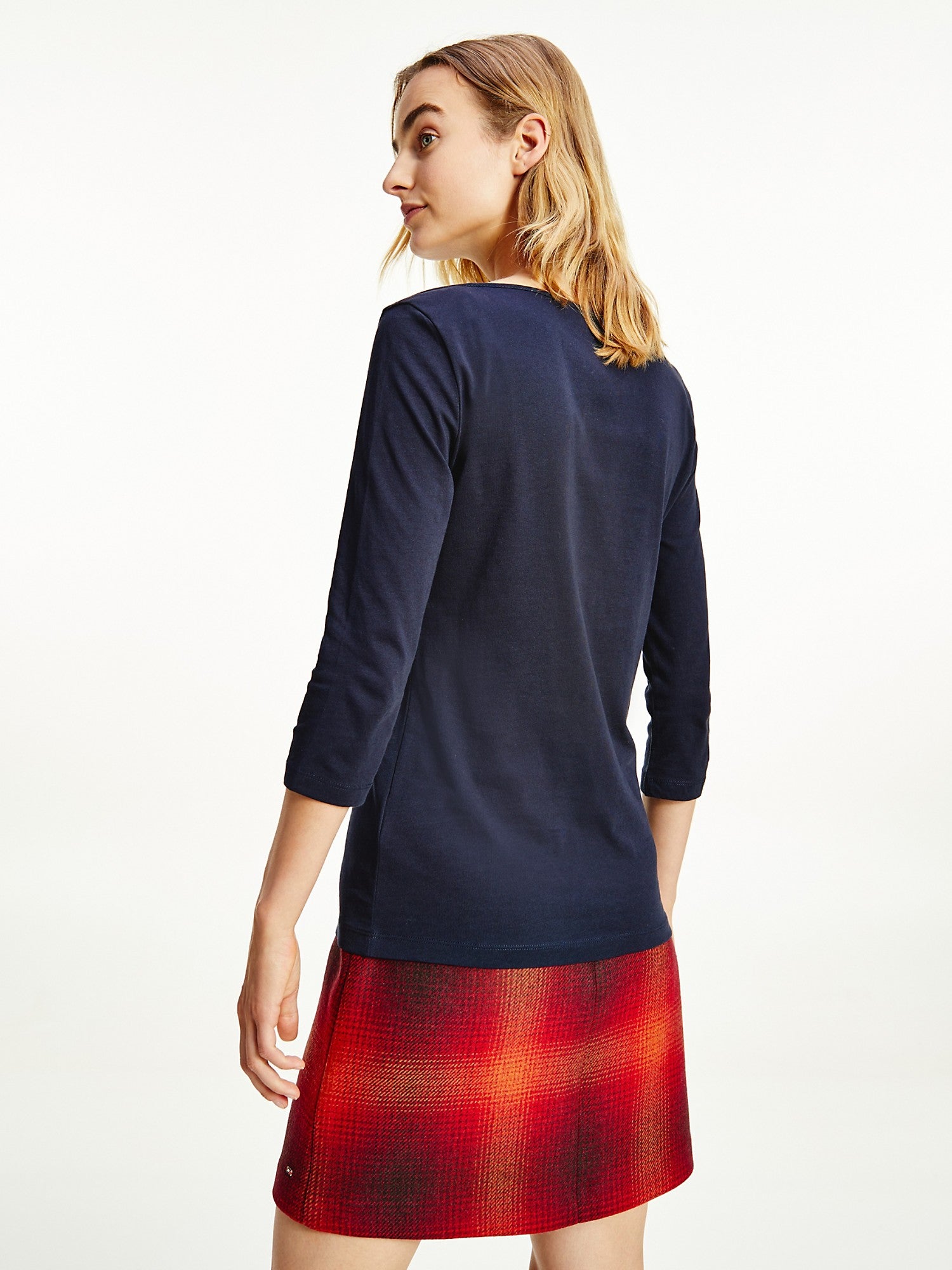 Tommy Hilfiger Organic Cotton Boatneck Top - Women