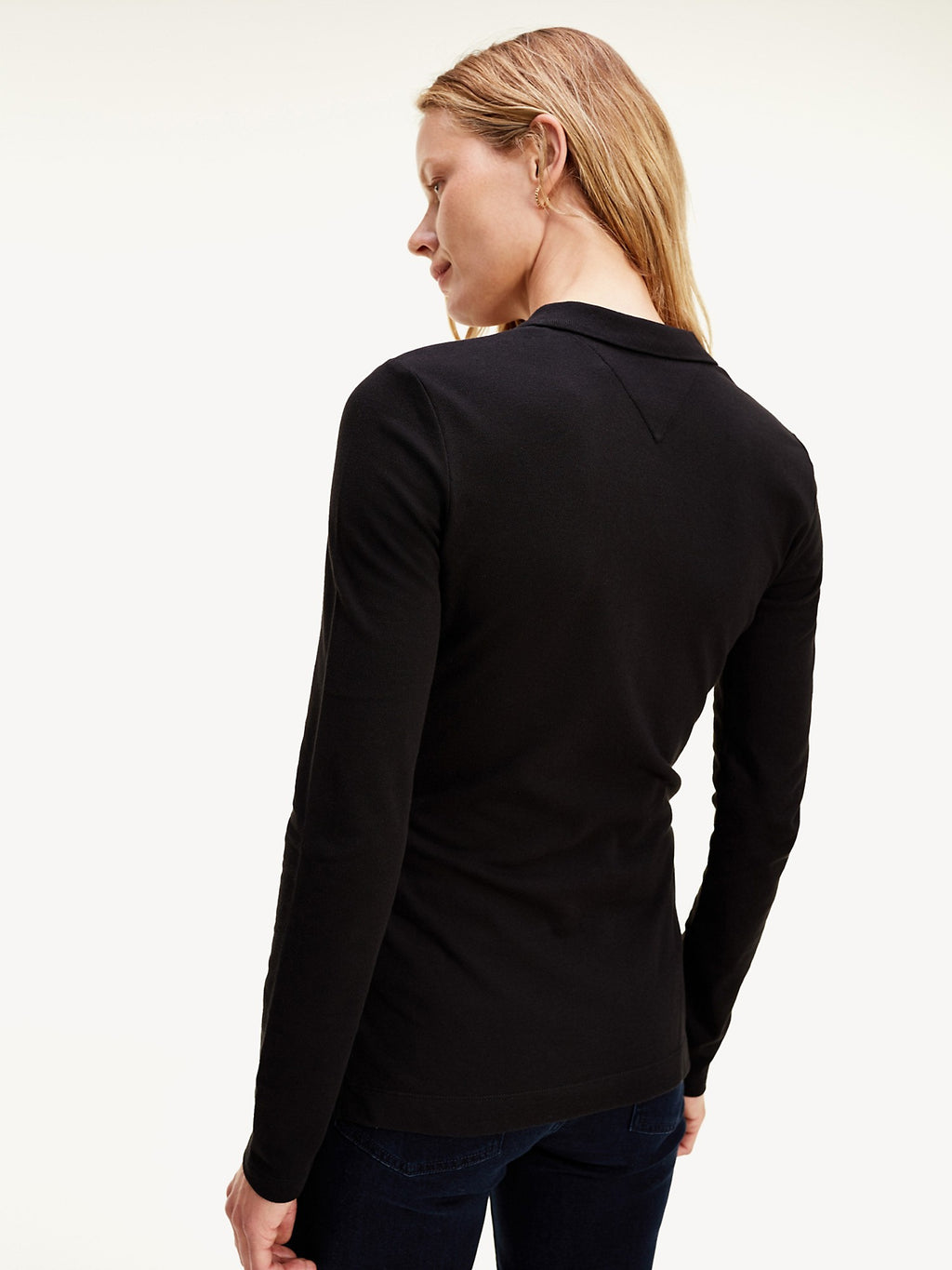 Tommy Hilfiger Slim Fit Long-Sleeve Polo - Women