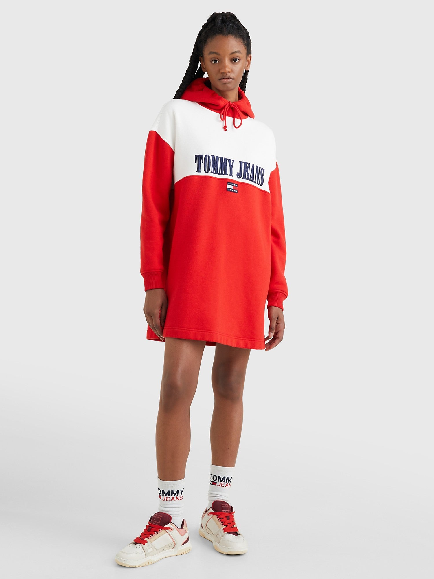 Tommy hilfiger jersey logo on sale hoodie