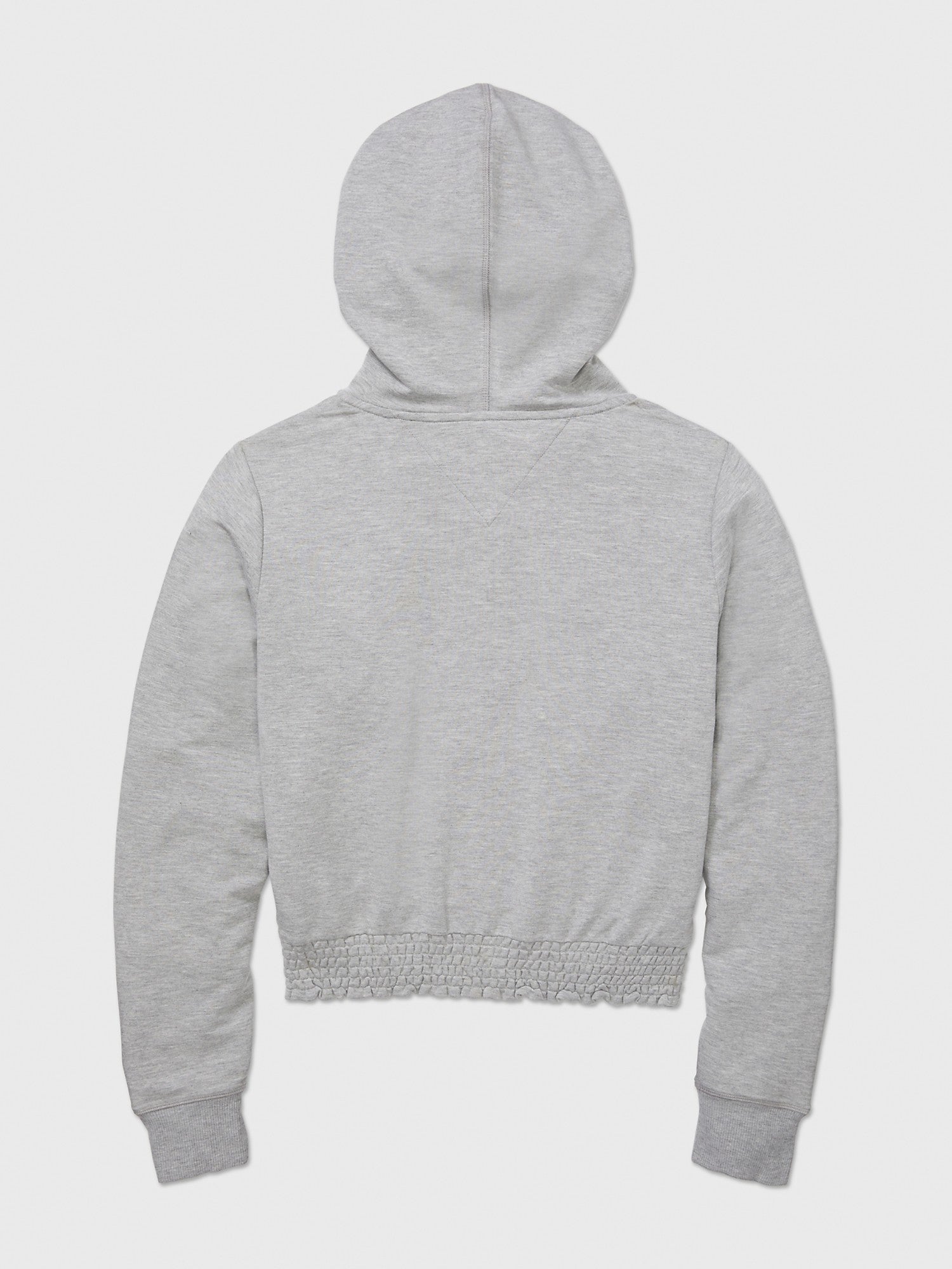 Tommy Hilfiger Smocked-Waist Logo Zip Hoodie - Women
