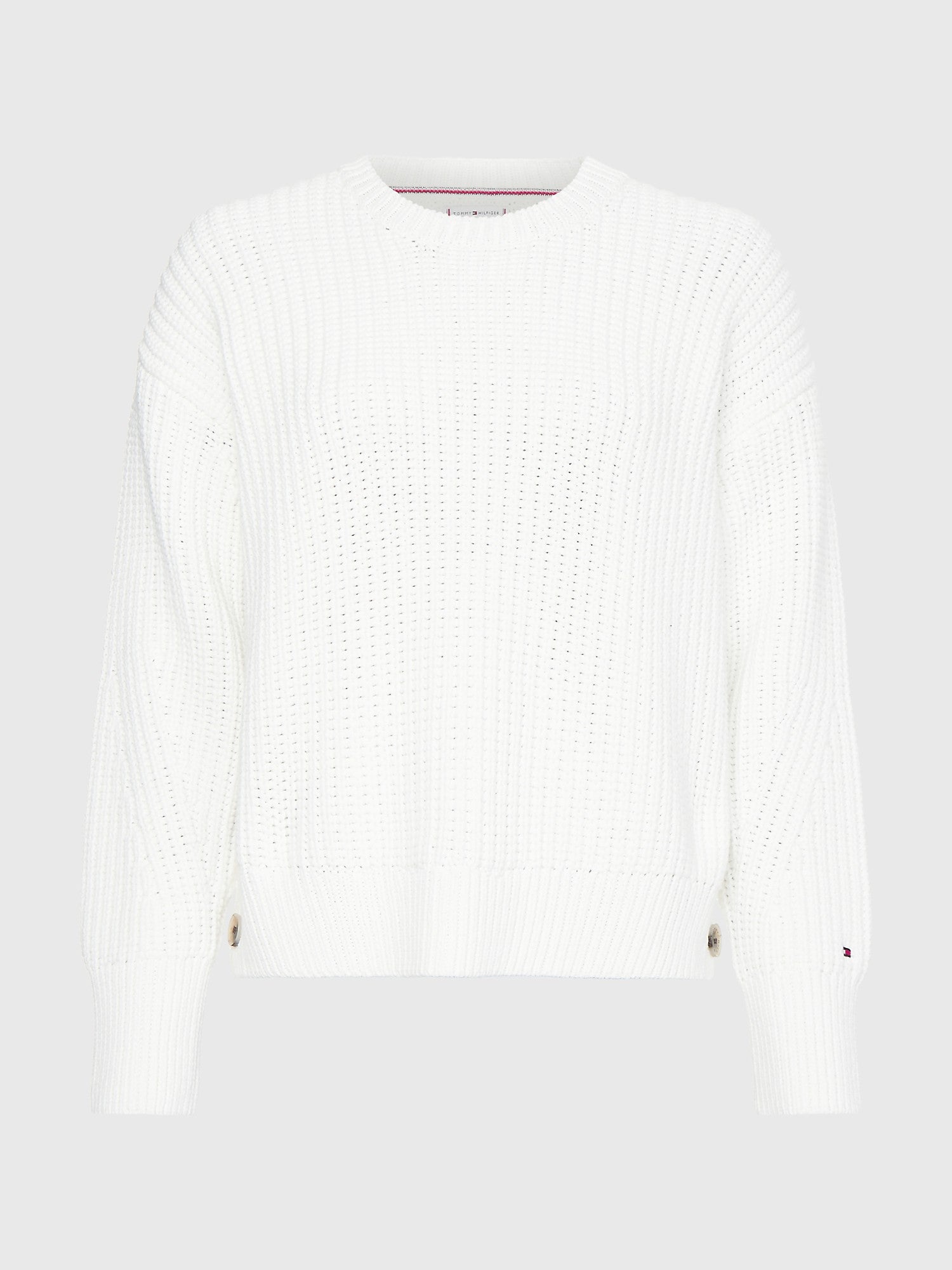 Tommy Hilfiger Side-Button Crewneck Sweater - Women