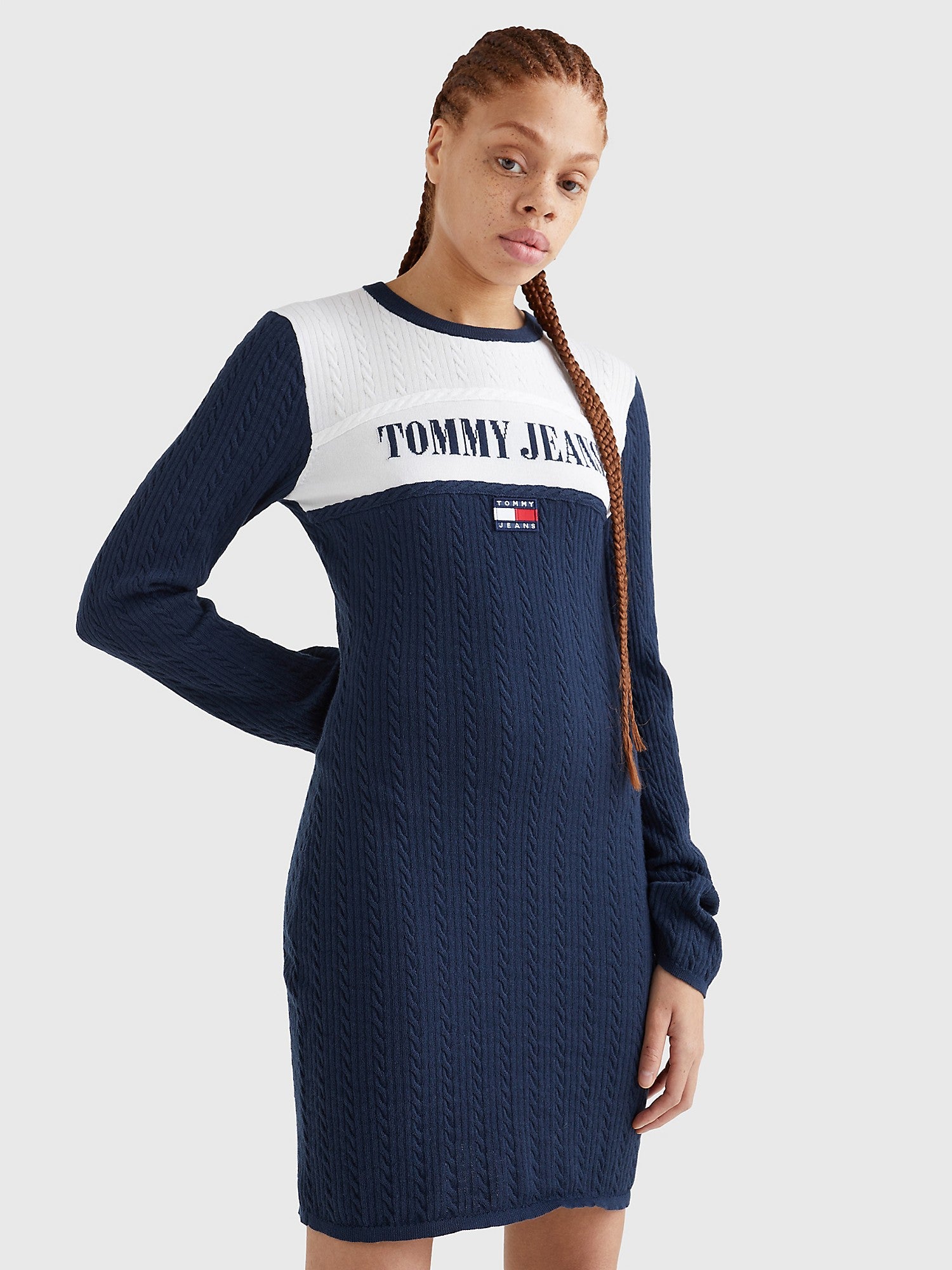 Tommy Hilfiger Women's Printed Faux-Wrap Peasant Dress Black Size X-Small -  Walmart.com