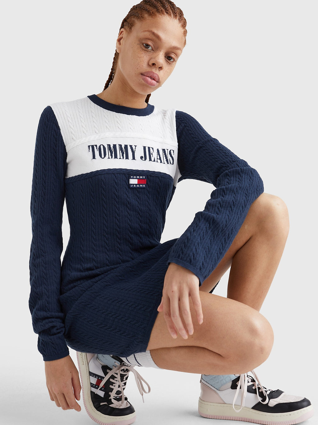 Tommy Hilfiger Retro Logo Sweater Dress - Women