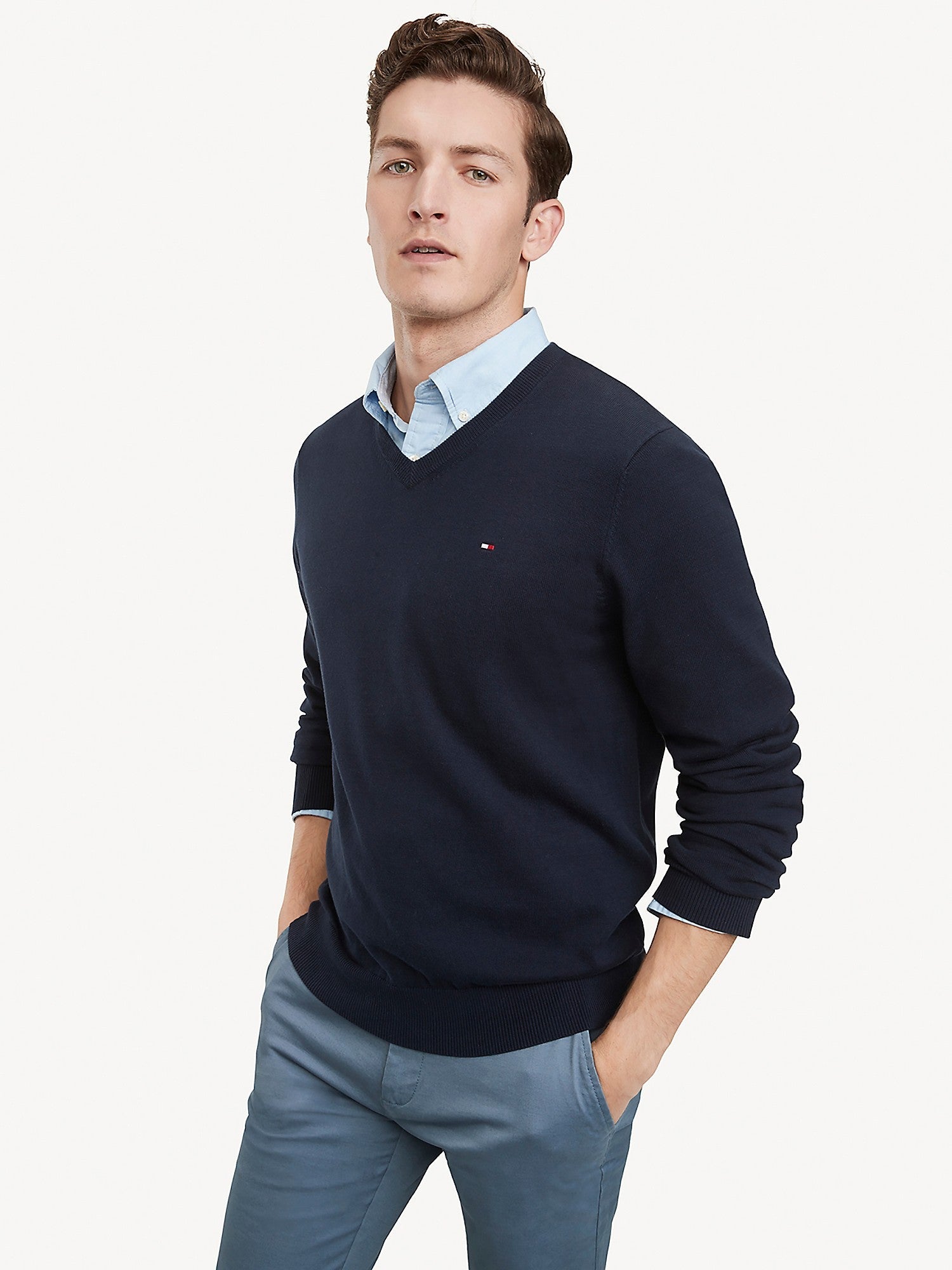 Tommy Hilfiger Men Pullovers Desert Sky- Oshoplin