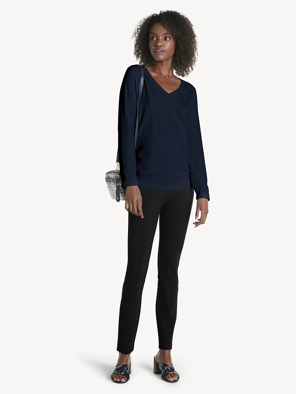 Tommy Hilfiger Essential Solid V-Neck Sweater - Women