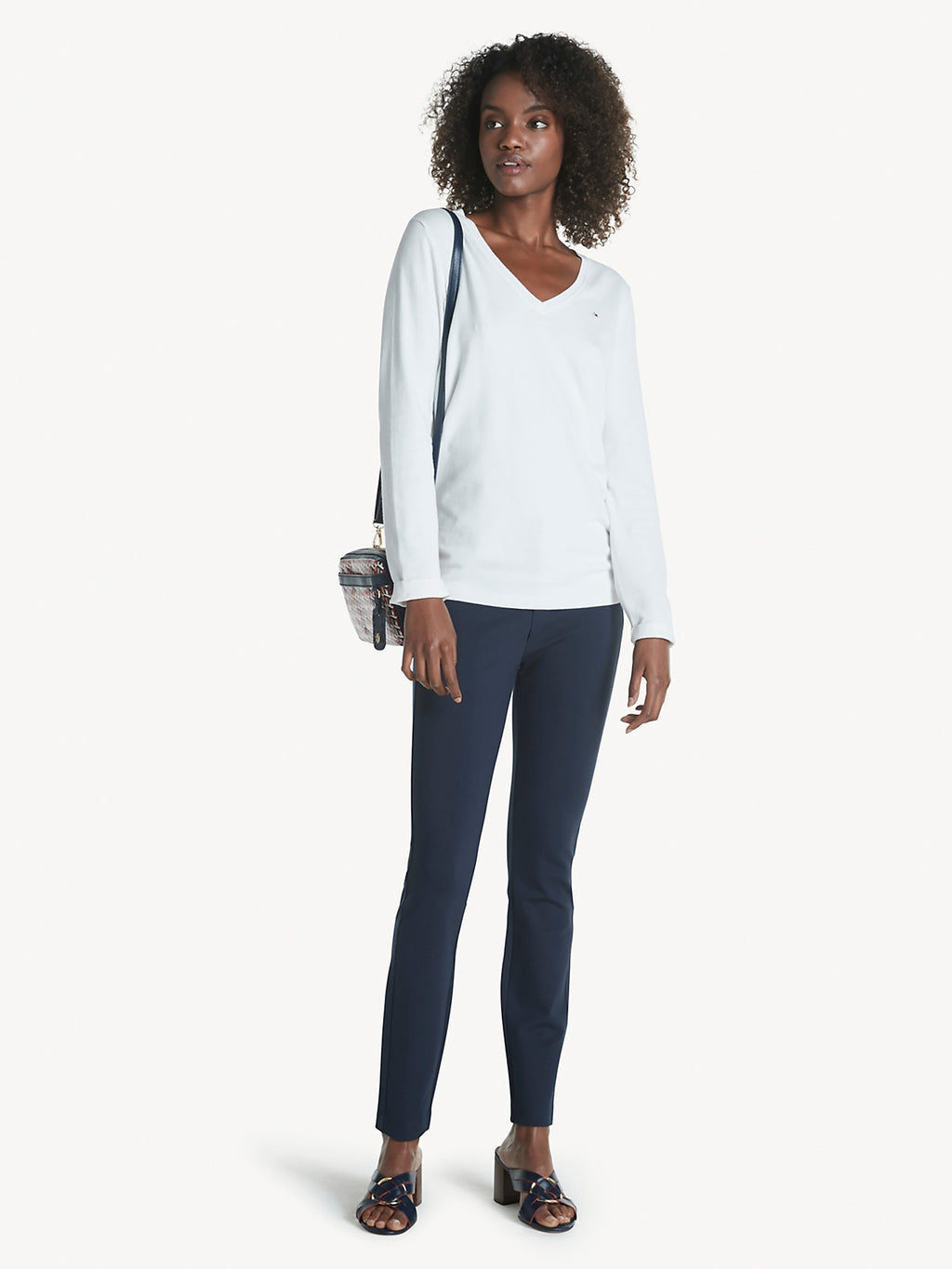 Tommy Hilfiger Essential Solid V-Neck Sweater - Women