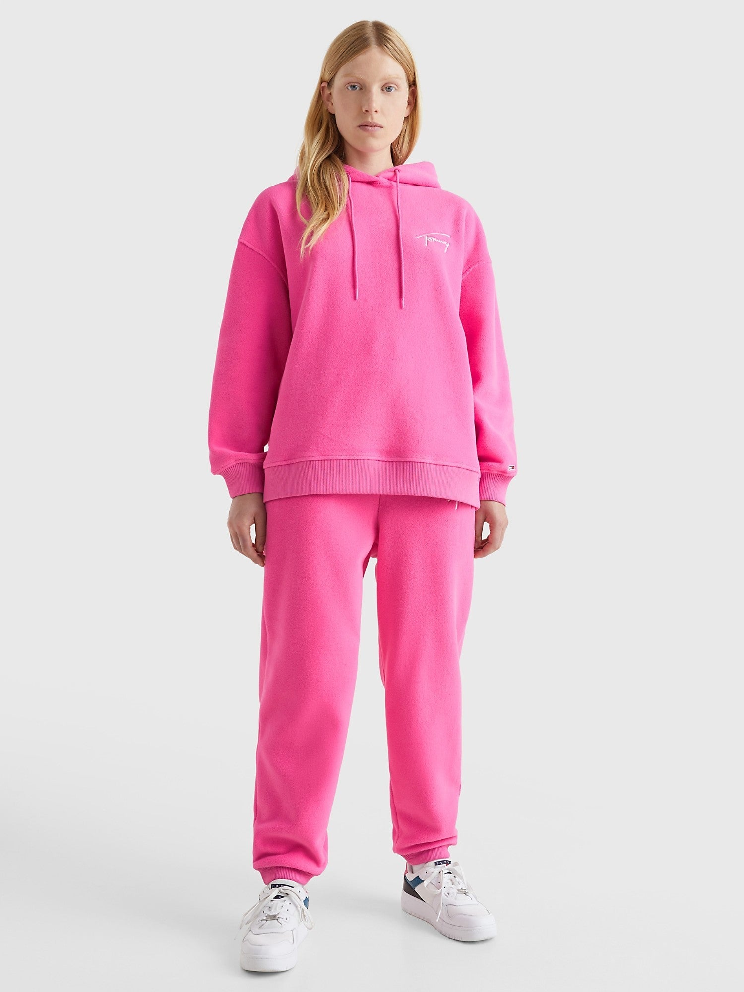 Tommy Hilfiger Women Hoodies + Sweatshirts Pink Amour- Oshoplin