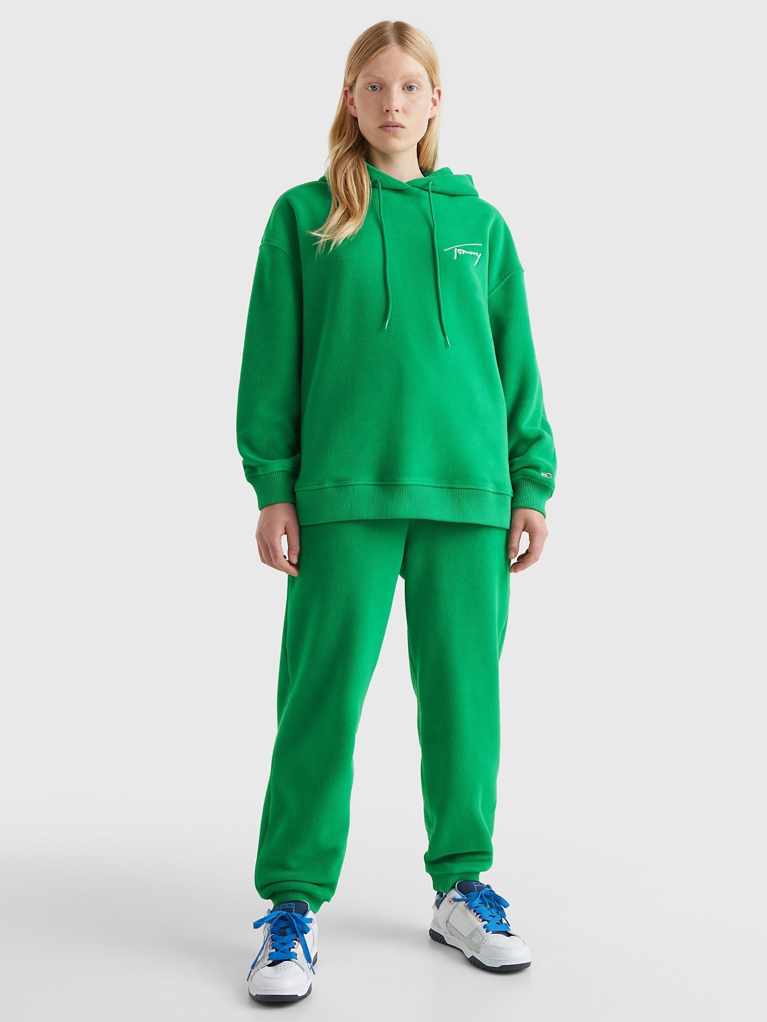 Tommy Hilfiger Women Hoodies + Sweatshirts Green Malachite- Oshoplin