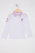 US Polo Assn. Girls Hoodies + Sweatshirts White- Oshoplin