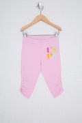 US Polo Assn. Girls Leggings Light Pink- Oshoplin