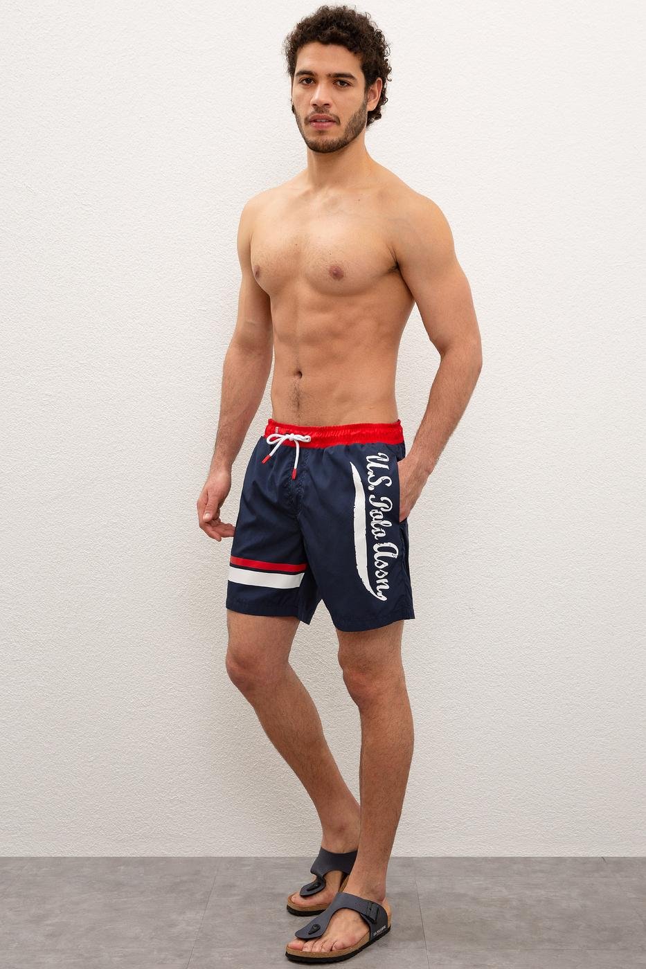 US Polo Assn. Men Swimwear Blue- Oshoplin