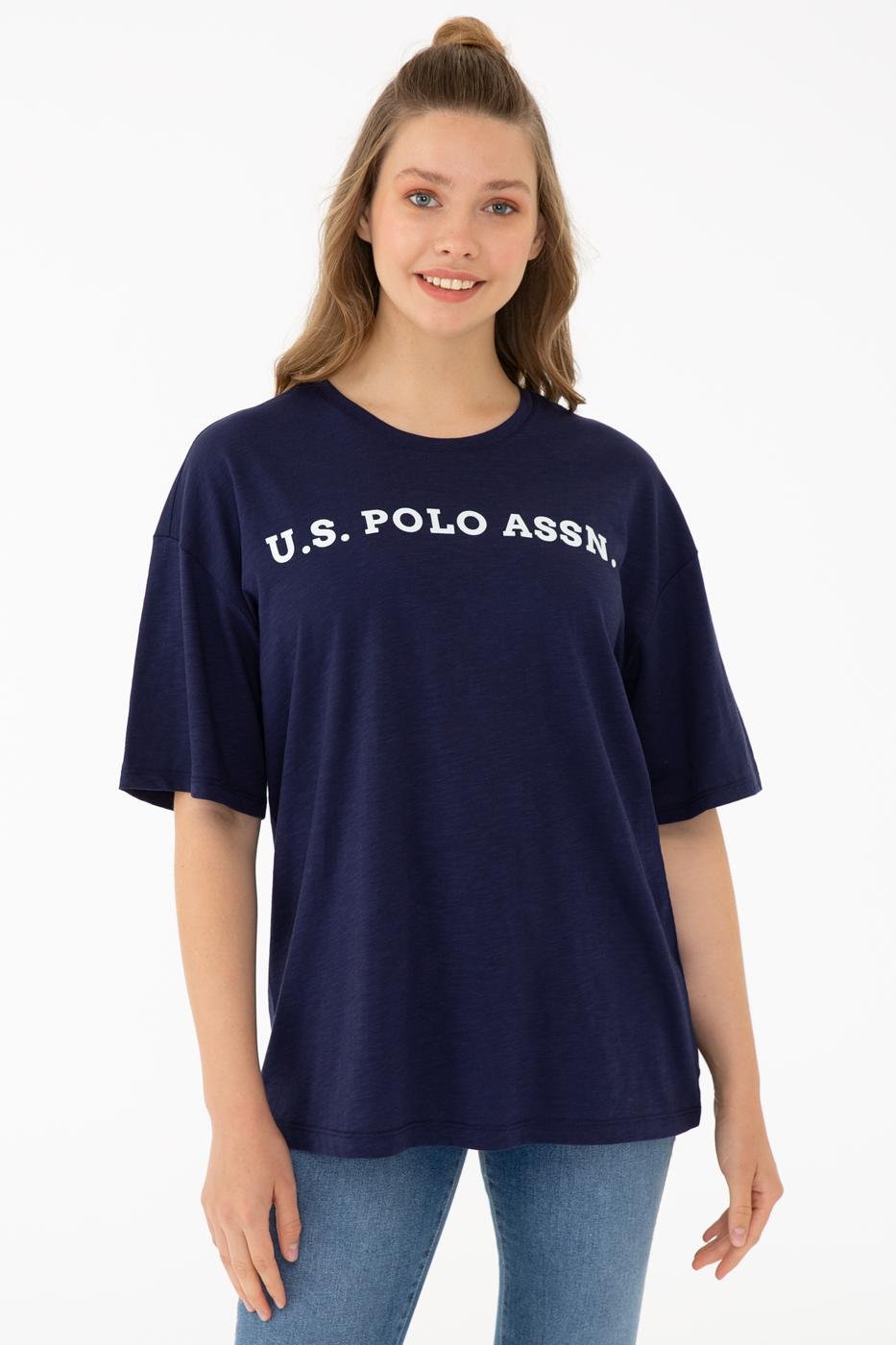 US Polo Assn. Women T-Shirts Dark Blue- Oshoplin