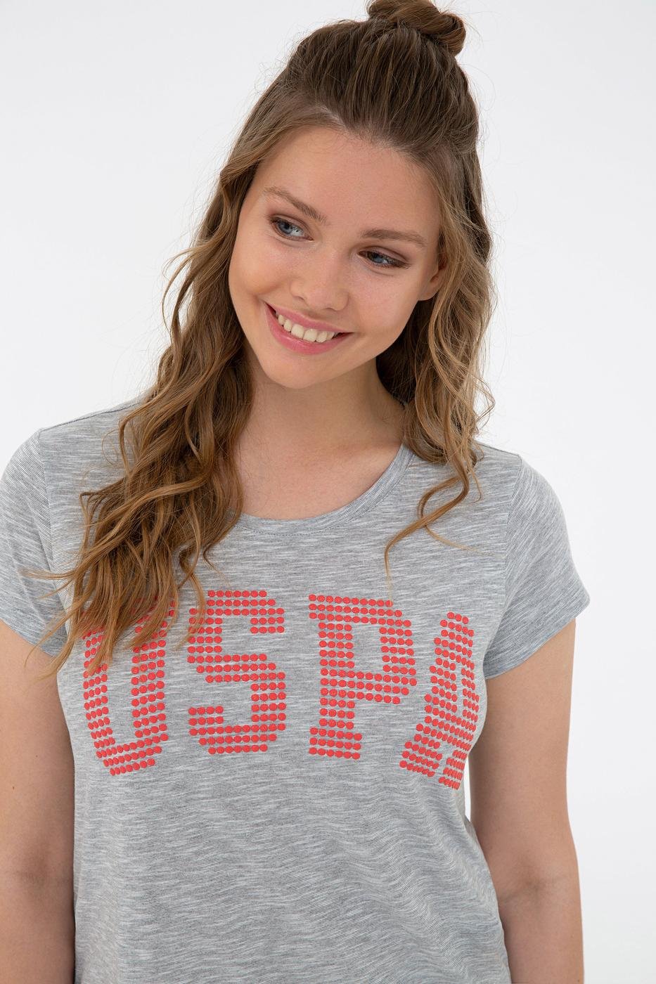 US Polo Assn. Crew Neck T-Shirt USPA Dots - Women