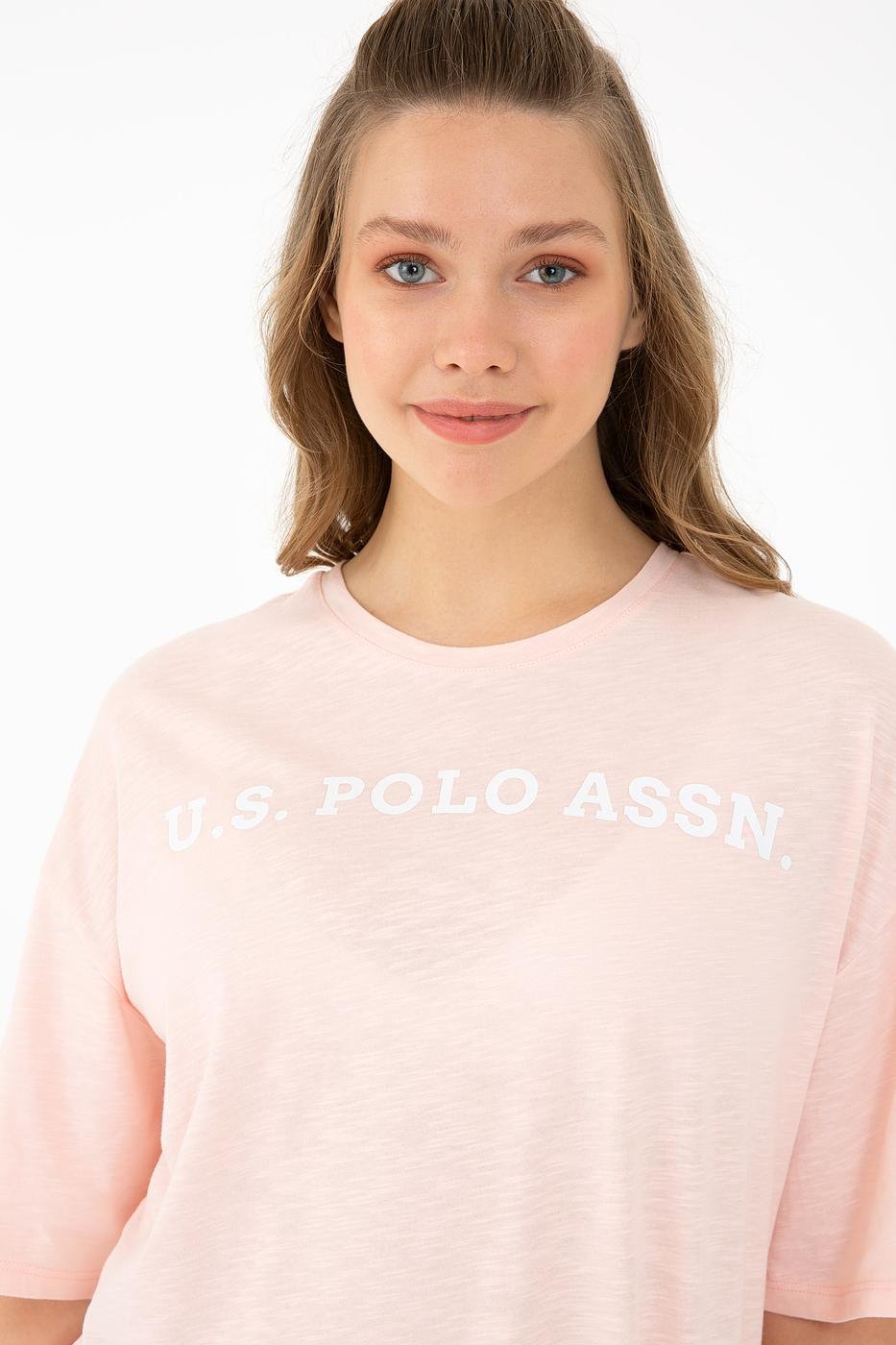 US Polo Assn. Oversized Crew Neck T-Shirt - Women