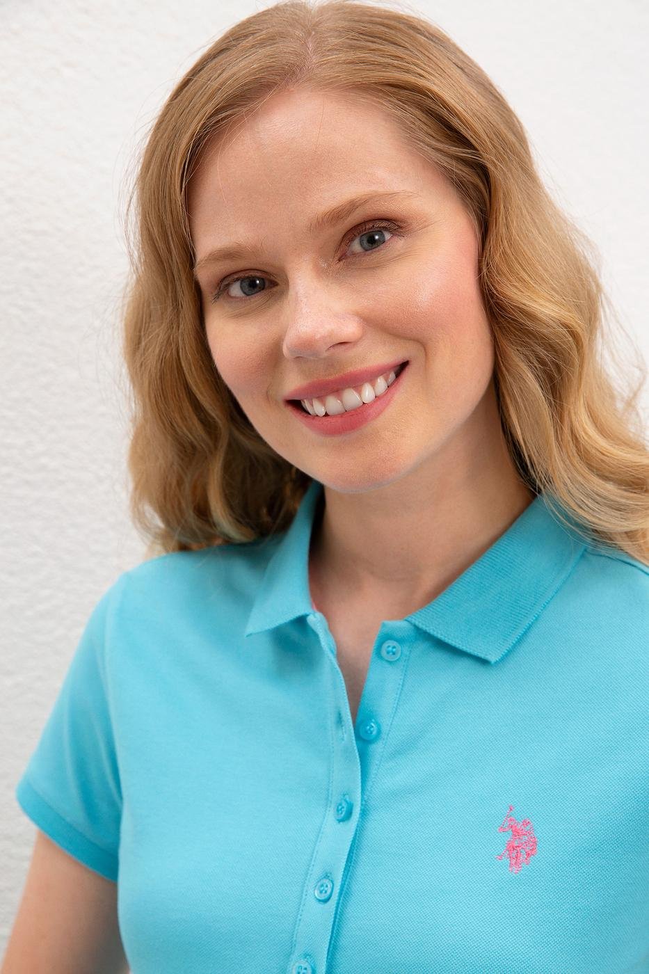 US Polo Assn. Basic Polo Shirt USPA Patch - Women