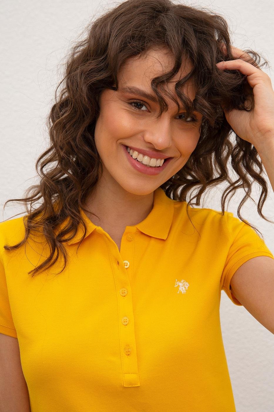 US Polo Assn. Basic Polo Shirt USPA Patch - Women