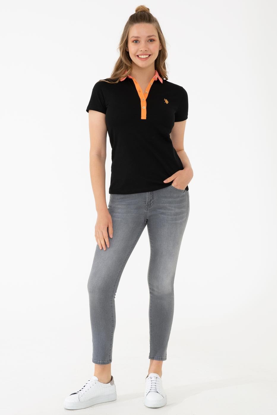 US Polo Assn. Basic Polo Shirt USPA Patch - Women