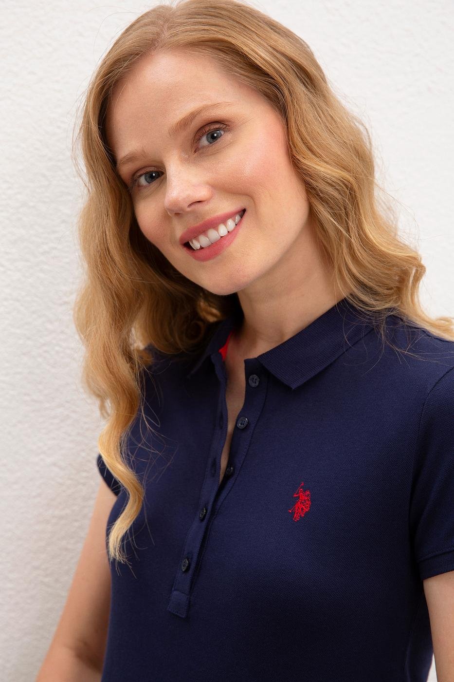 US Polo Assn. Basic Polo Shirt USPA Patch - Women