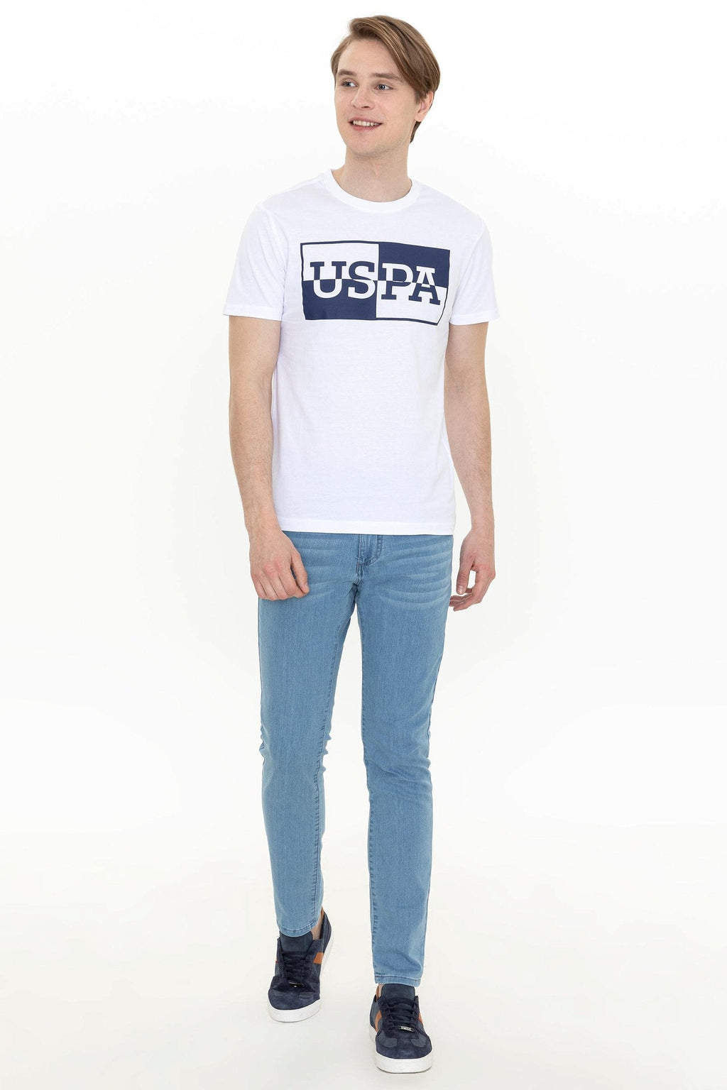 US Polo Assn. Men T-Shirts White- Oshoplin