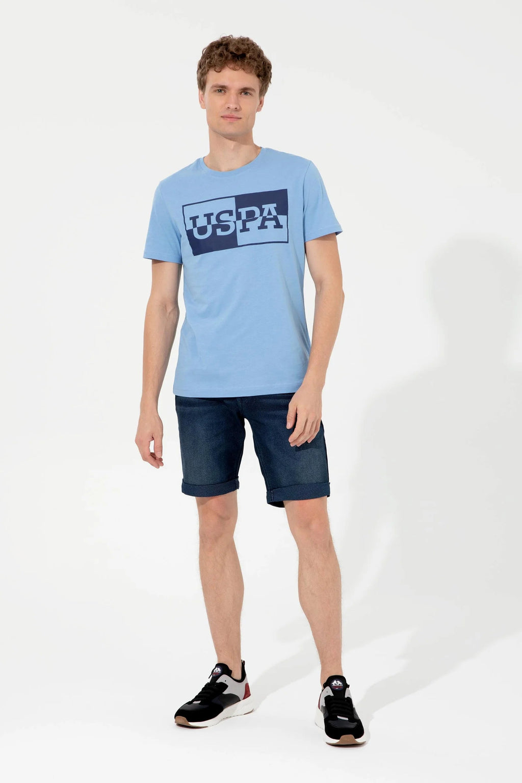 US Polo Assn. Men T-Shirts Babe Blue - Oshoplin