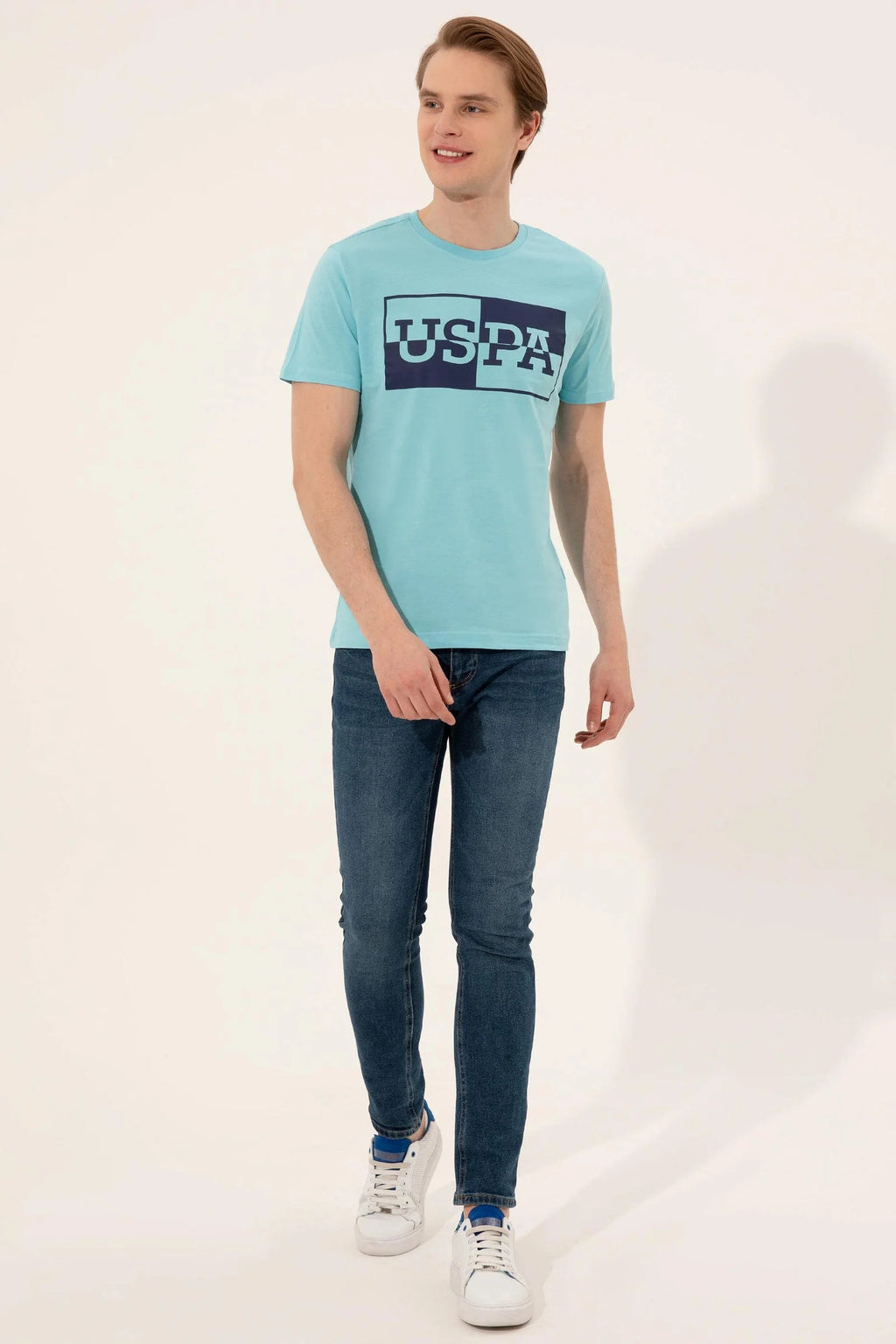 US Polo Assn. Men T-Shirts Turquoise- Oshoplin