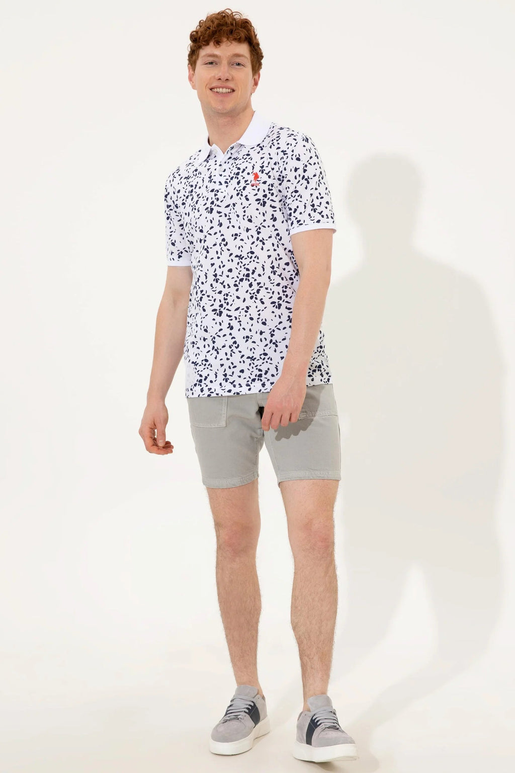 US Polo Assn. Men Polo Shirts White- Oshoplin