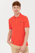 US Polo Assn. Men Polo Shirts Orange- Oshoplin