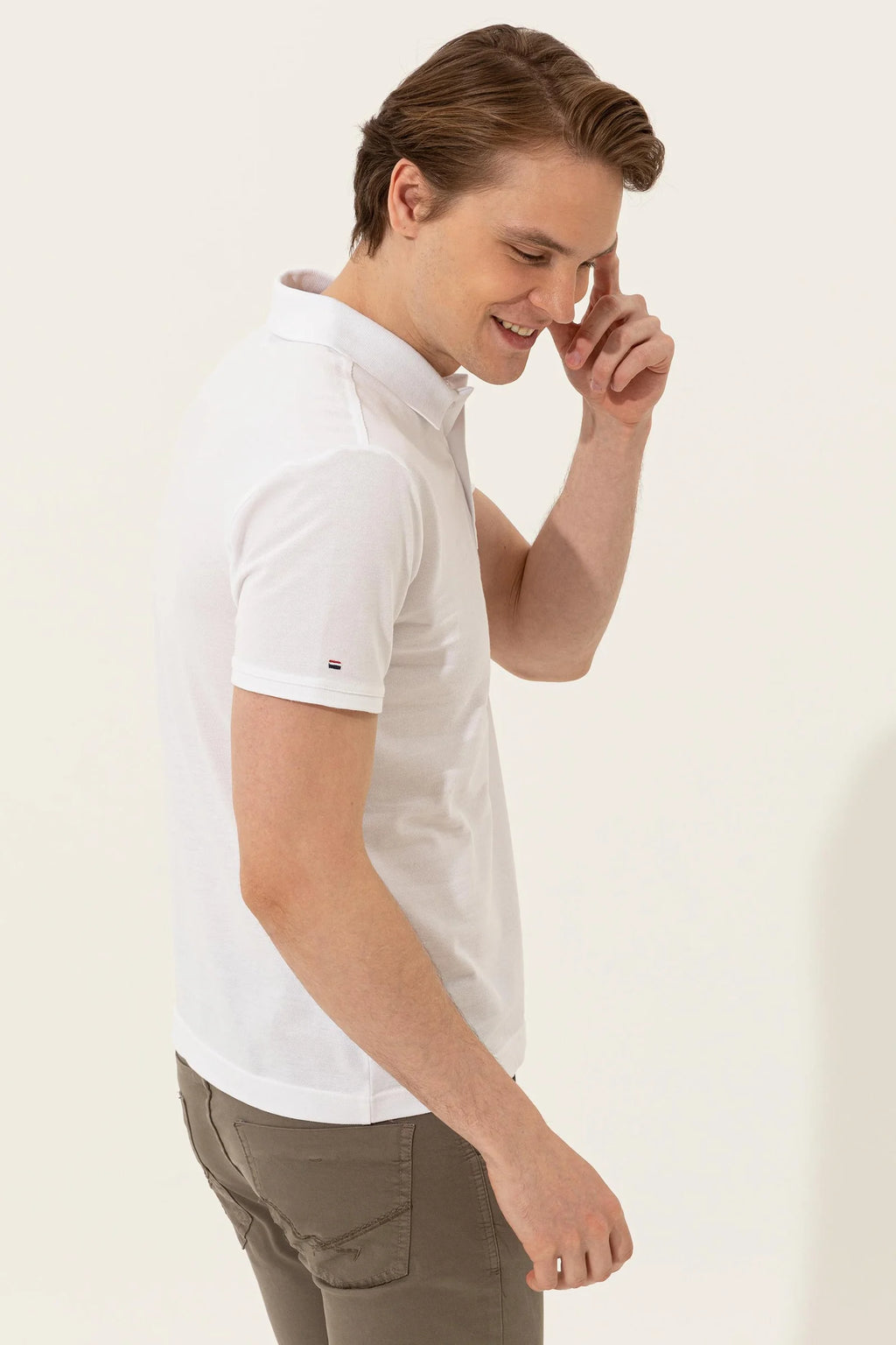 US Polo Assn. USPA Logo Polo Neck T-Shirt Basic - Men