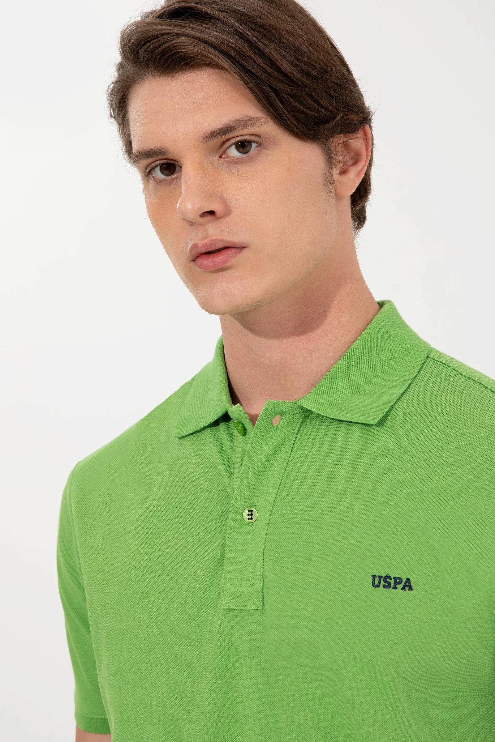 US Polo Assn. USPA Logo Polo Neck T-Shirt Basic - Men