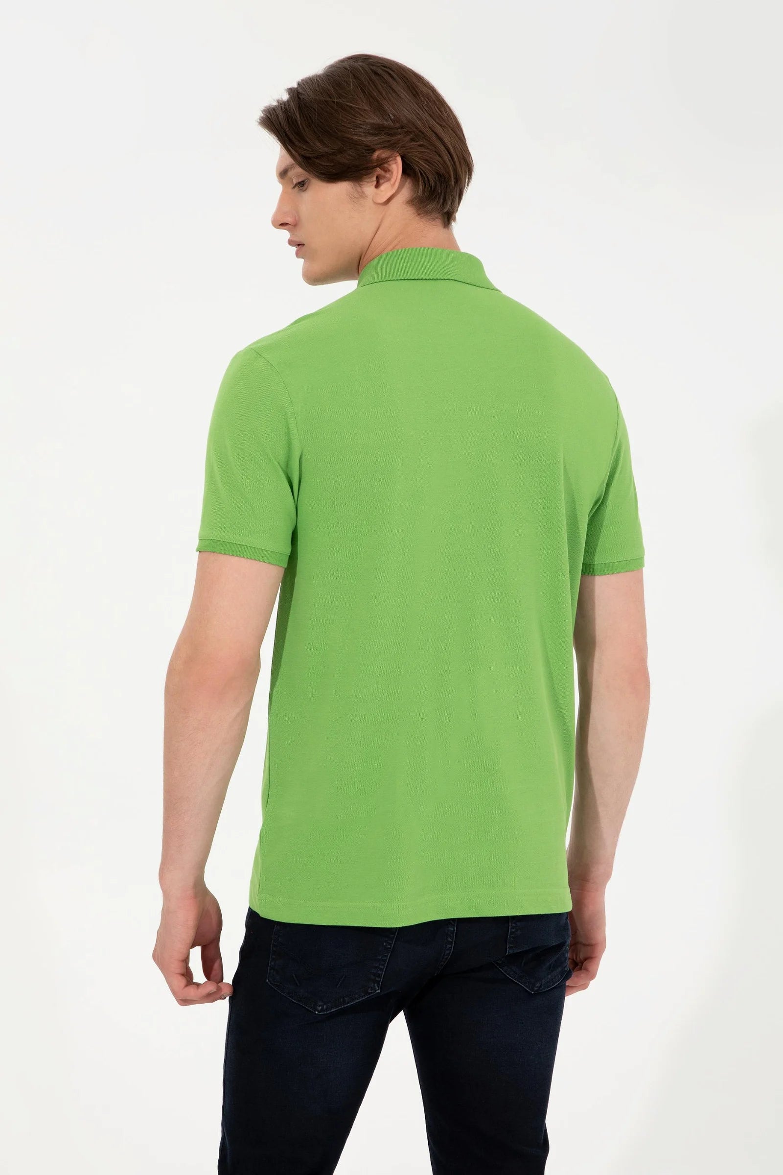 US Polo Assn. USPA Logo Polo Neck T-Shirt Basic - Men