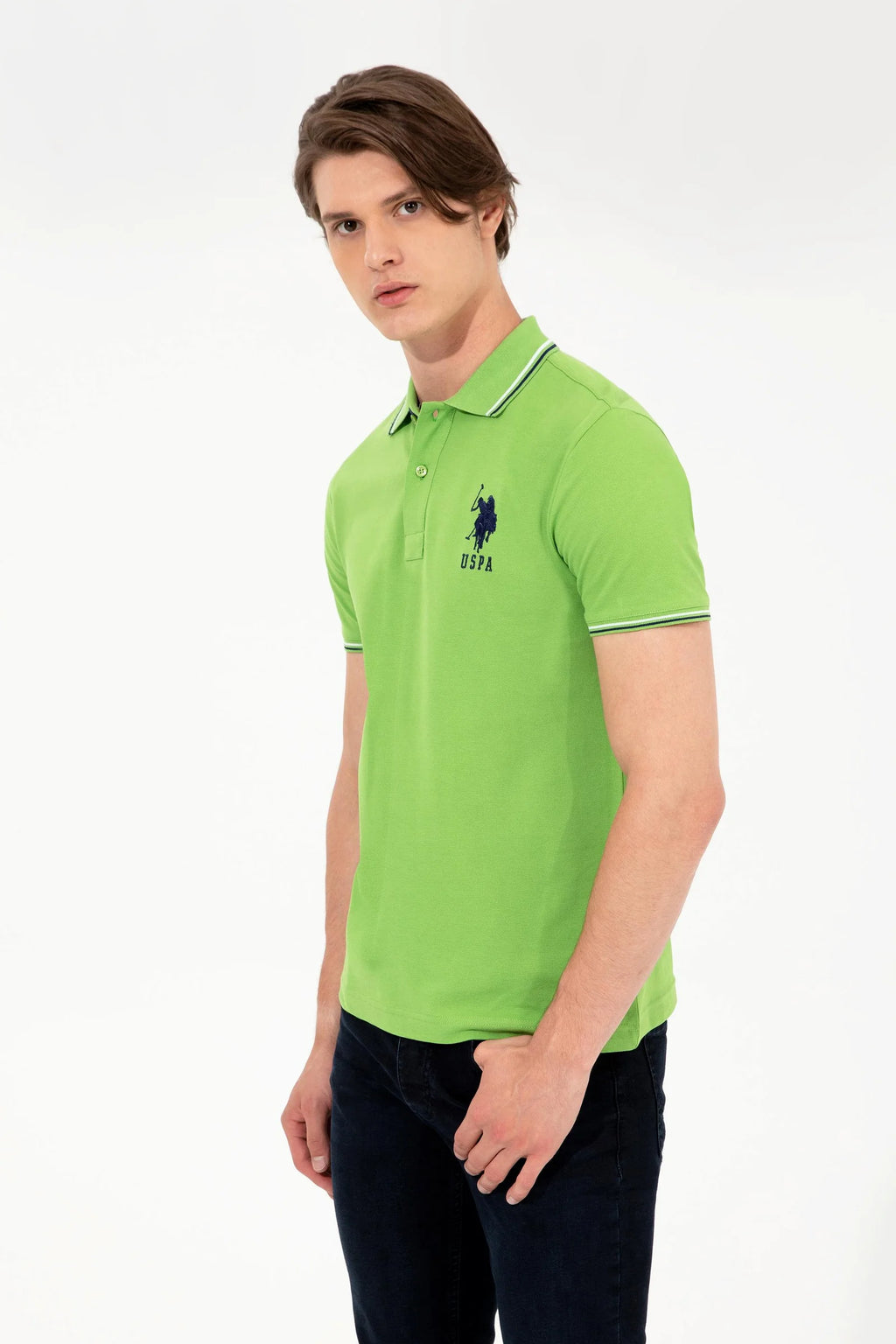 US Polo Assn. Large Logo Polo Neck T-Shirt - Men