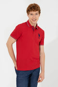 US Polo Assn. Men Polo Shirts Red- Oshoplin