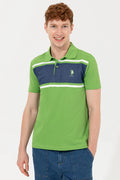 US Polo Assn. Men Polo Shirts Green/Navy- Oshoplin