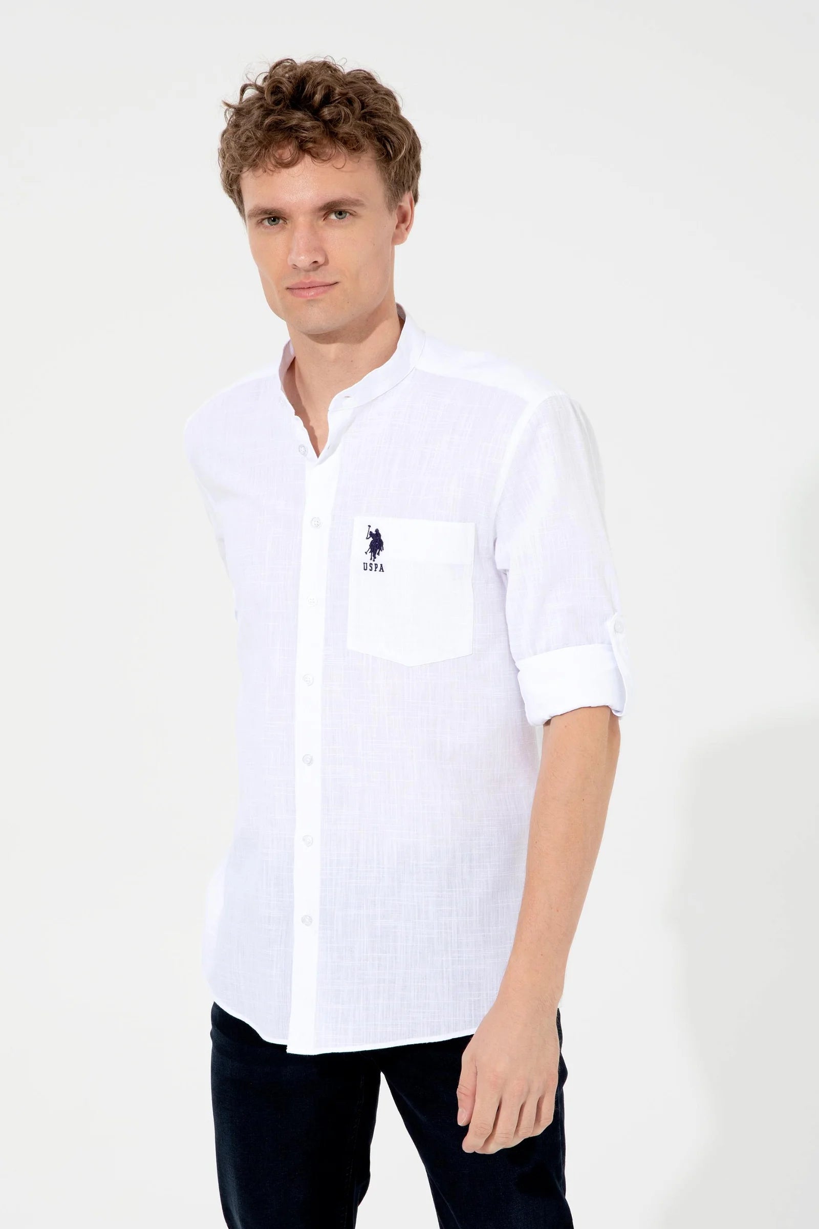 US Polo Assn. Shirt Long Sleeve With A Pocket - Men