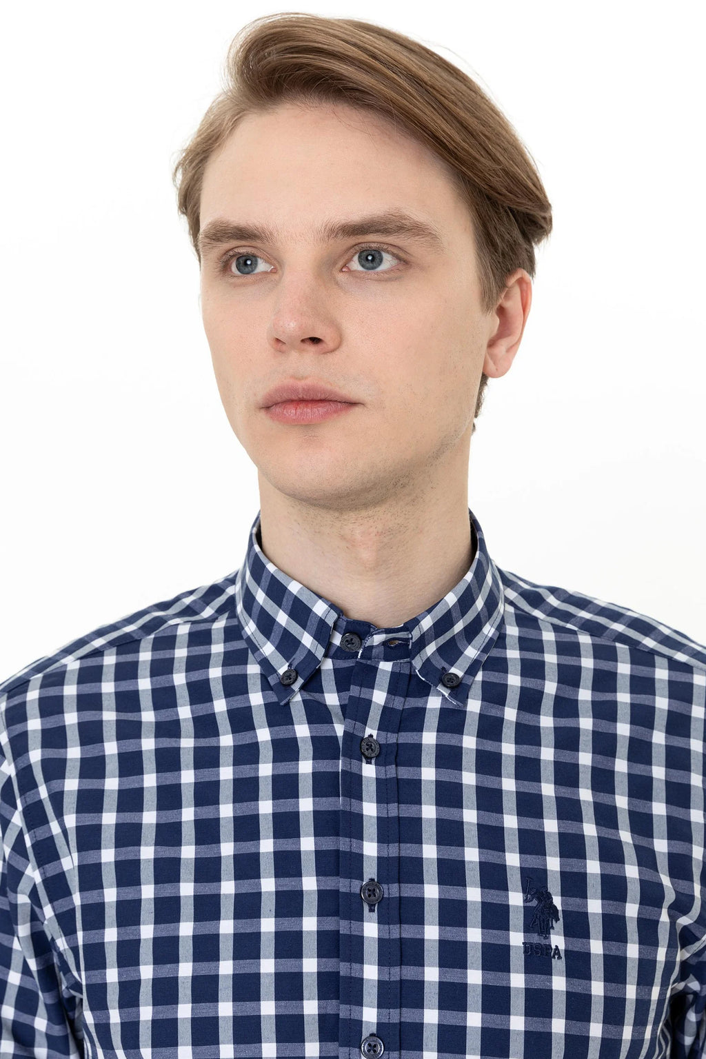 US Polo Assn. Basic Caro Shirt Long Sleeve - Men