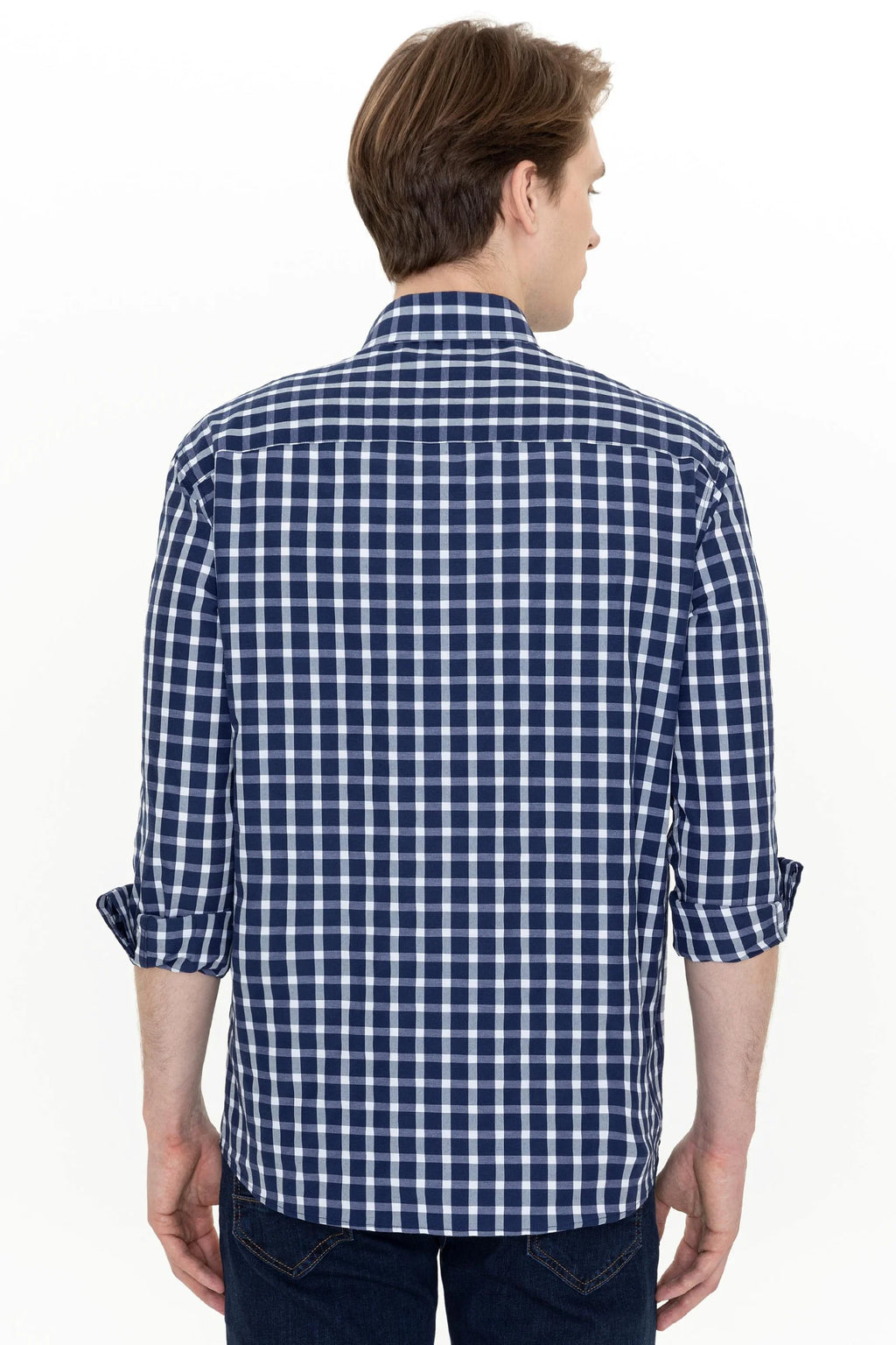 US Polo Assn. Basic Caro Shirt Long Sleeve - Men