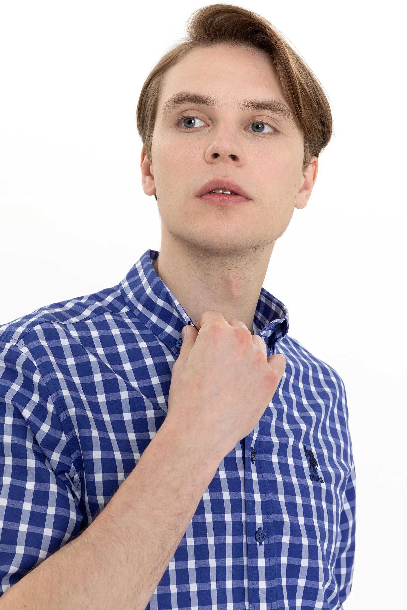 US Polo Assn. Basic Caro Shirt Long Sleeve - Men