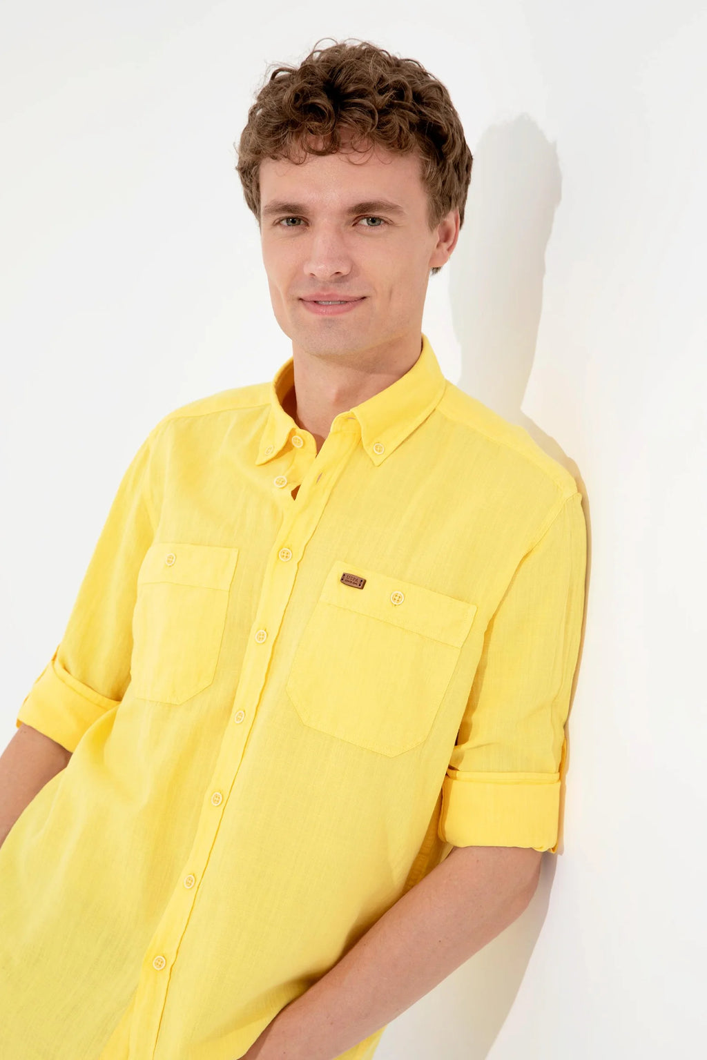 US Polo Assn. Long Sleeve Double Pocket Shirt - Men