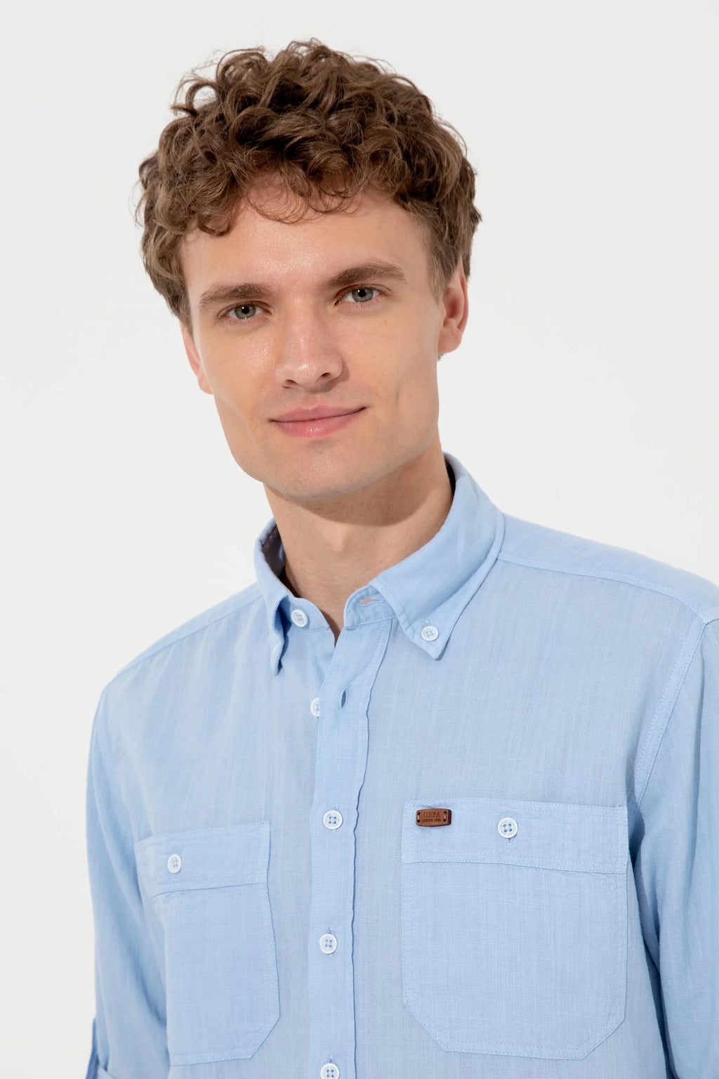 US Polo Assn. Long Sleeve Double Pocket Shirt - Men