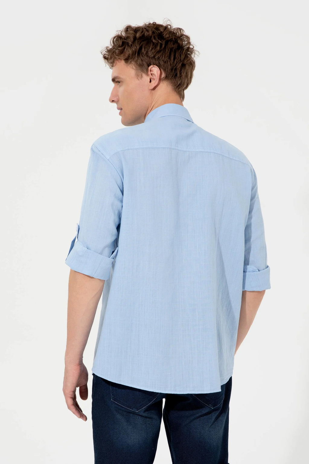 US Polo Assn. Long Sleeve Double Pocket Shirt - Men