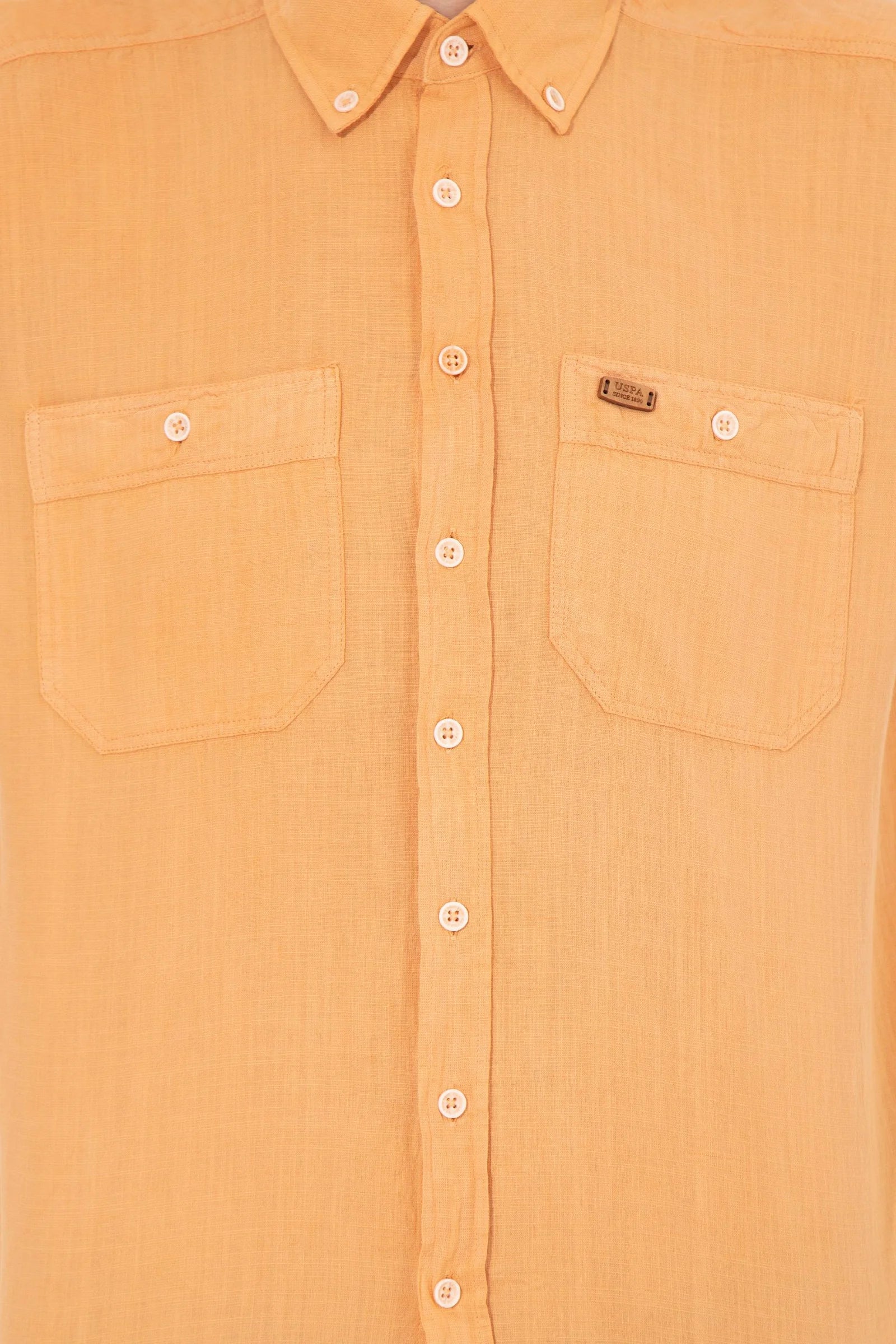 US Polo Assn. Long Sleeve Double Pocket Shirt - Men