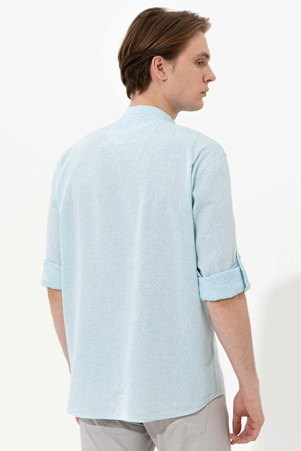 US Polo Assn. Regular Shirt Long Sleeve With A Single Pocket - Men