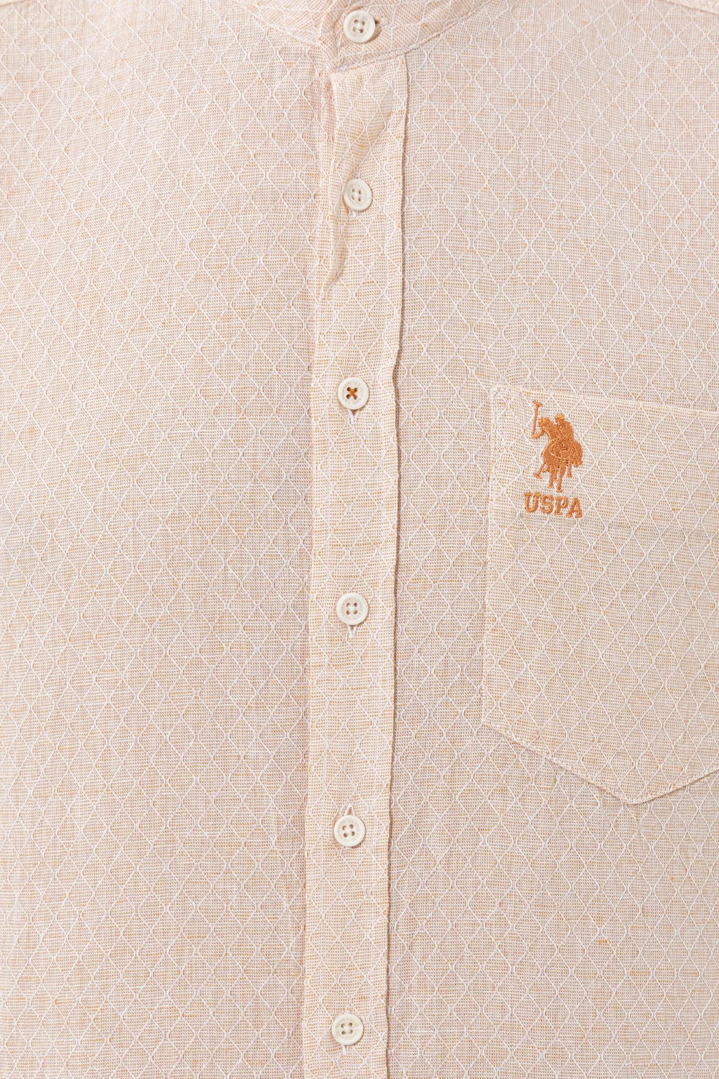 US Polo Assn. Regular Shirt Long Sleeve With A Single Pocket - Men